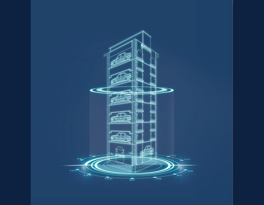 Holographic Tower Parking System